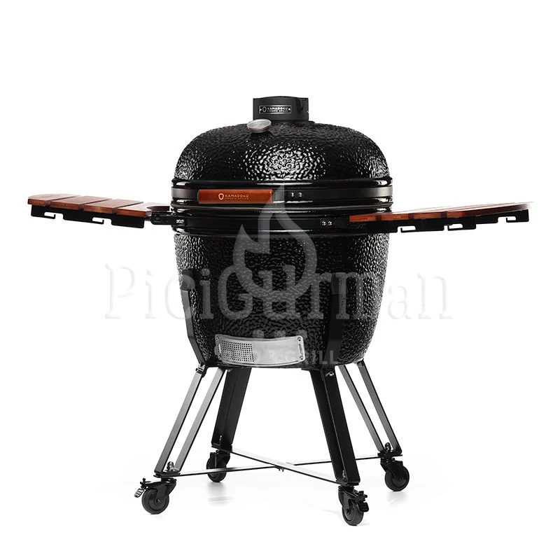 Kamado4u Greater D52 kerámia grill fekete állványos kivitel Classic Modell