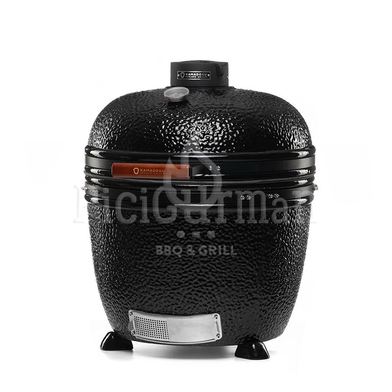 Kamado4u Greater D52 fekete pultba építhető Classic Modell