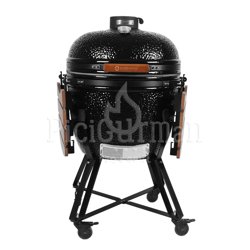 Kamado4u Greater D52 kerámia grill fekete állványos kivitel Classic Modell