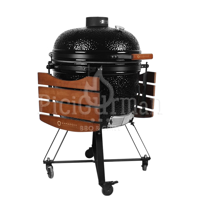 Kamado4u Greater D52 kerámia grill fekete állványos kivitel Classic Modell