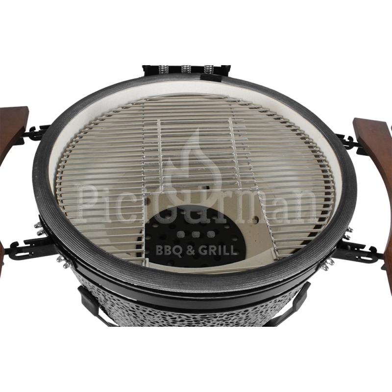 Kamado4u Greater D52 kerámia grill fekete állványos kivitel Classic Modell