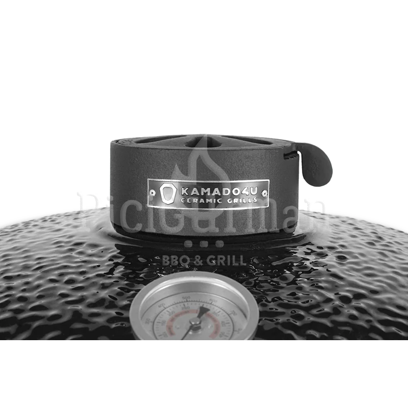 Kamado4u Greater D52 kerámia grill fekete állványos kivitel Classic Modell