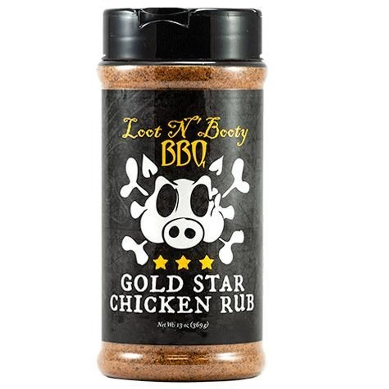 Loot N' Booty BBQ Gold Star Chicken Rub