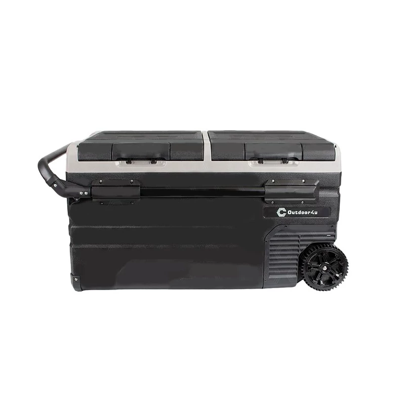 Autós kétzónás kompresszoros hütőláda 75 liter 12/24/220V