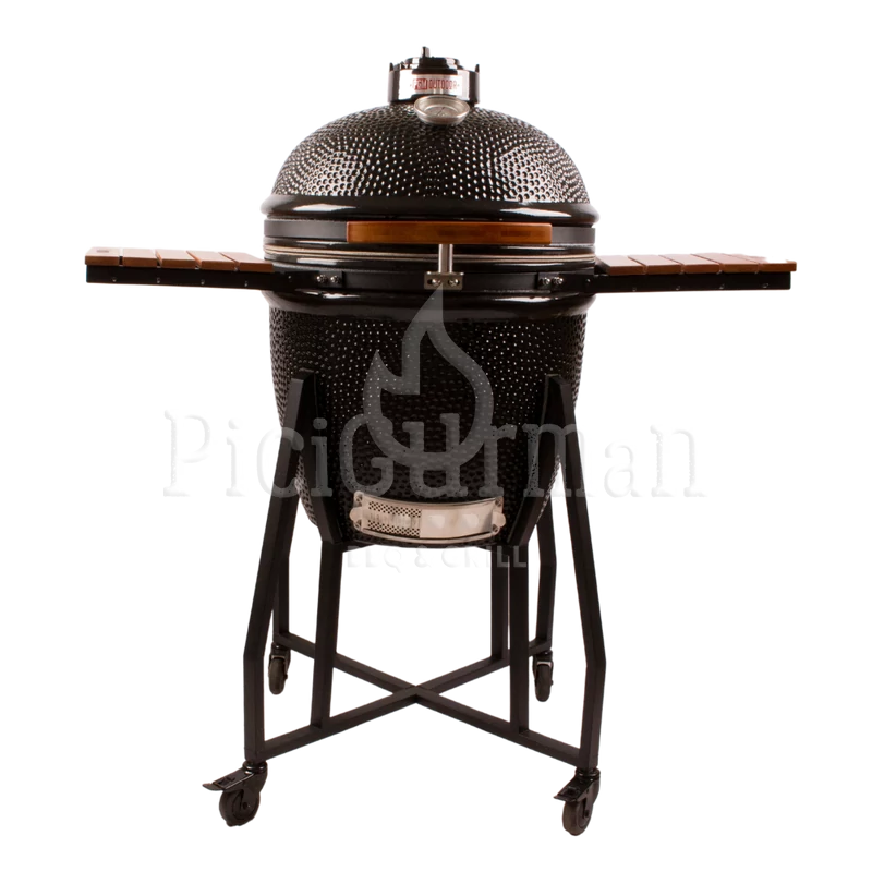 PGM Outdoor kerámia grill D47 fekete állványos
