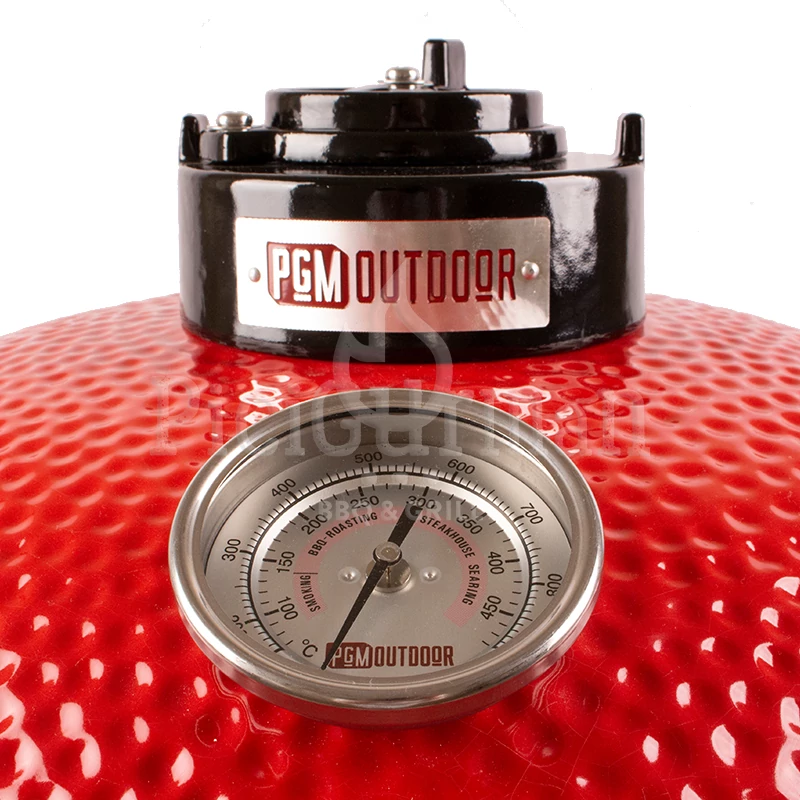 PGM Outdoor kerámia grill D47 piros állványos