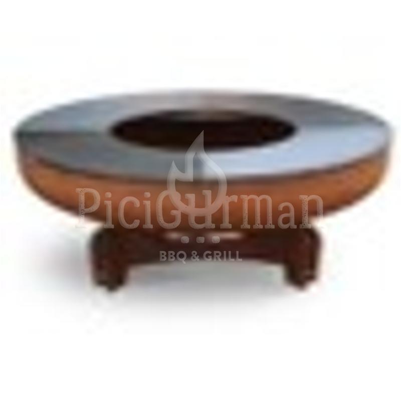 PGM Outdoor fatüzeléses grill D100H30 corten