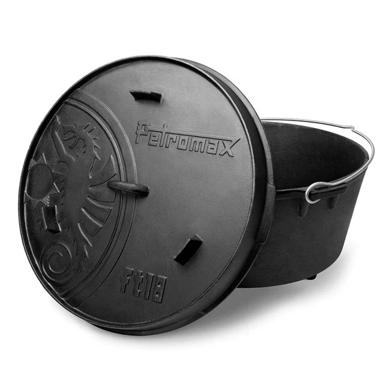 Petromax Dutch Oven ft18 lábak nélkül/lapos fenék