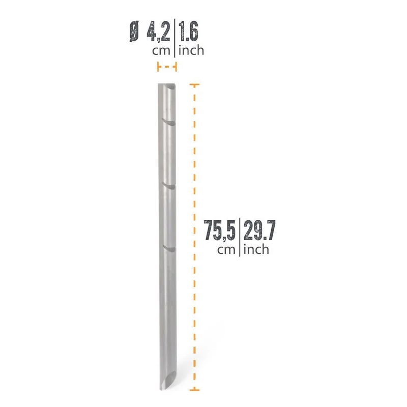 Campfire tartó állvány kovácsoltvas serpenyőkhöz