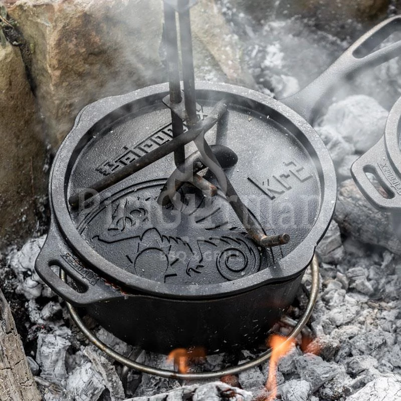 Petromax öntöttvas szószos tál fedővel kr2