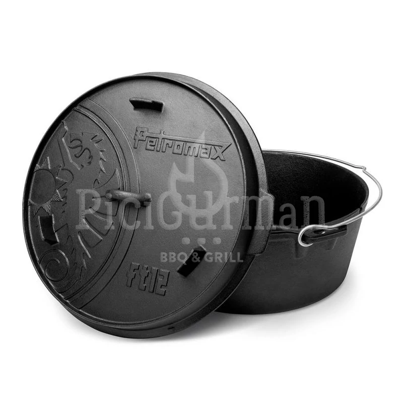 Petromax Dutch Oven ft12 lábak nélkül/lapos fenék