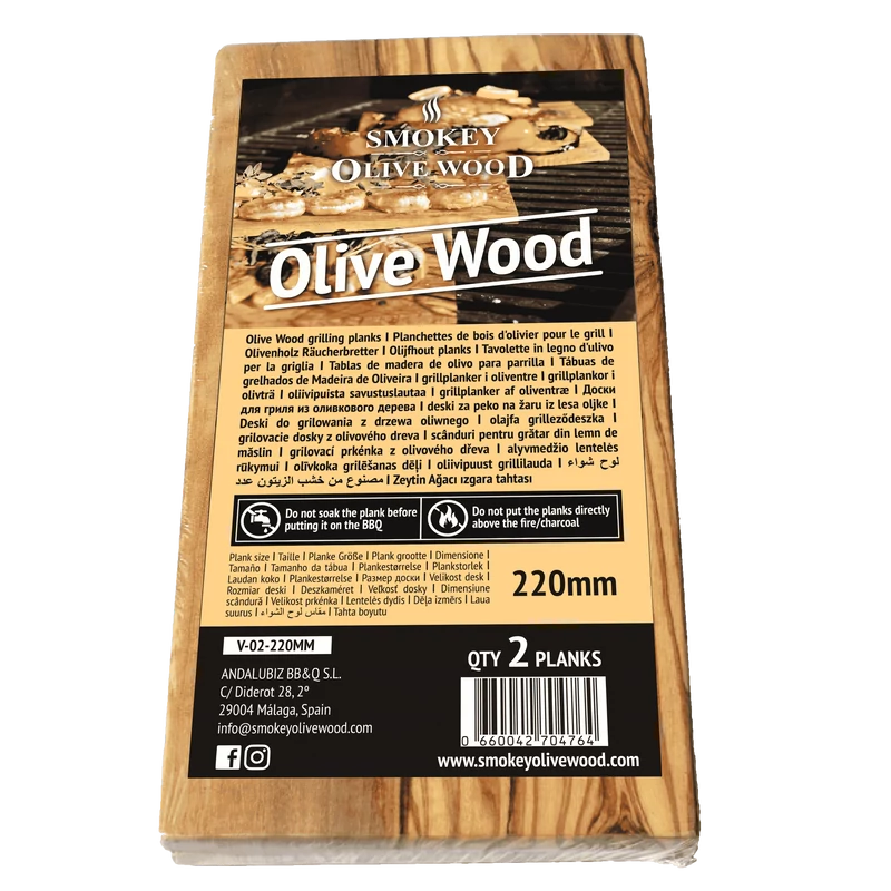 Smokey Olive Wood - Oliva Fadeszka, 220mm