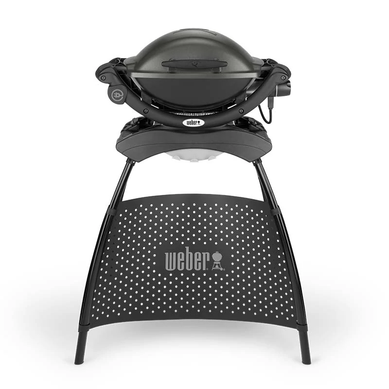 Weber Q 1400 sötétszürke állvánnyal