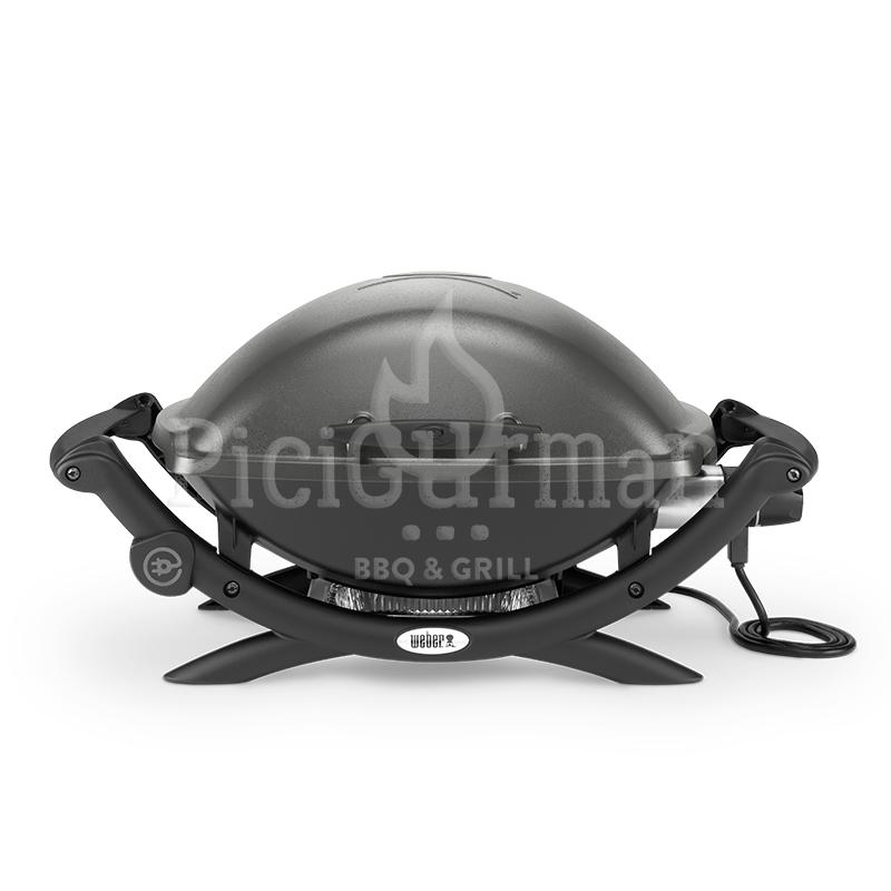 Weber Q 2400 sötétszürke oldalasztal nélkül
