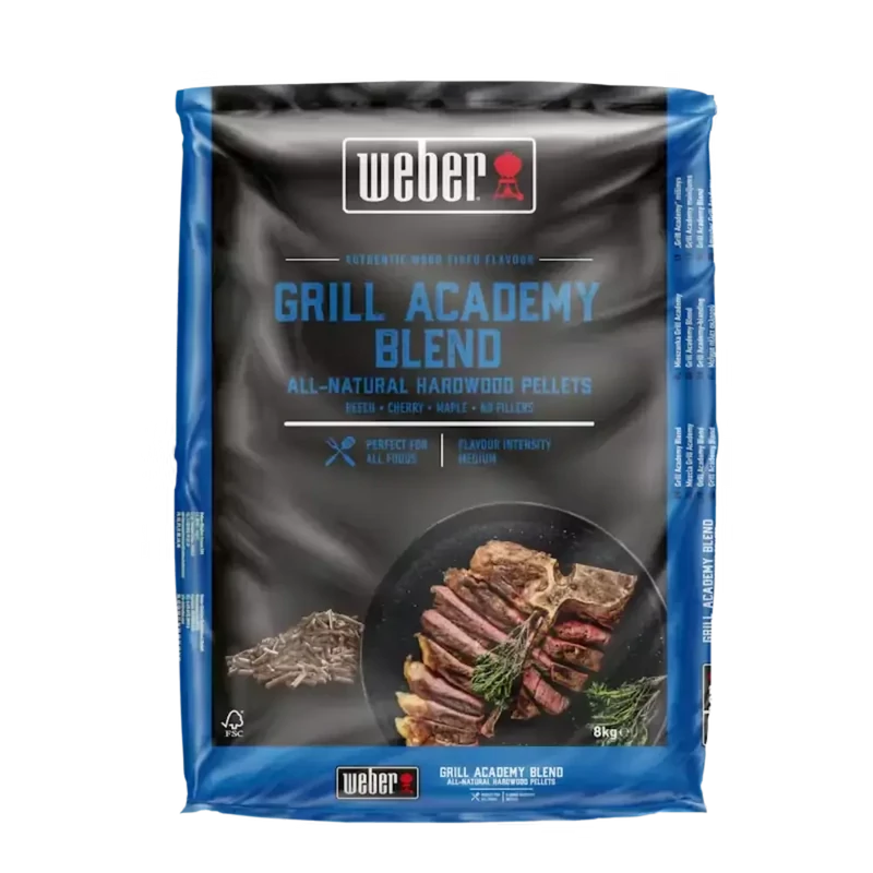Weber természetes keményfa pellet Grill Academy keverék 8 kg