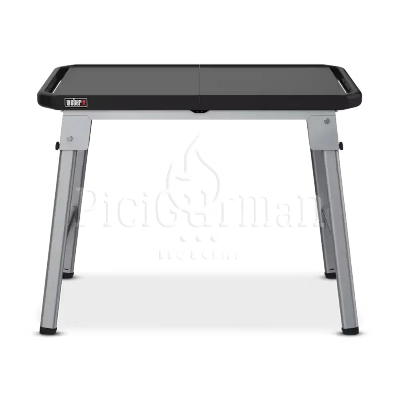 Weber Premium grill asztal, hordozható grillekhez, kinyitható, 43/56 cm