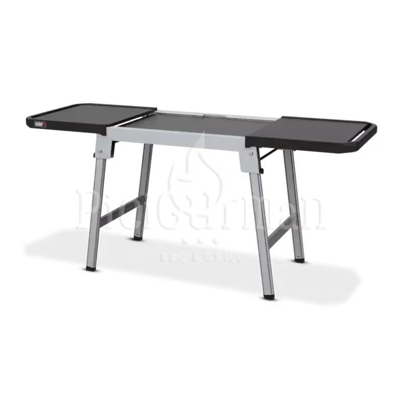 Weber Premium grill asztal, hordozható grillekhez, kinyitható, 43/56 cm