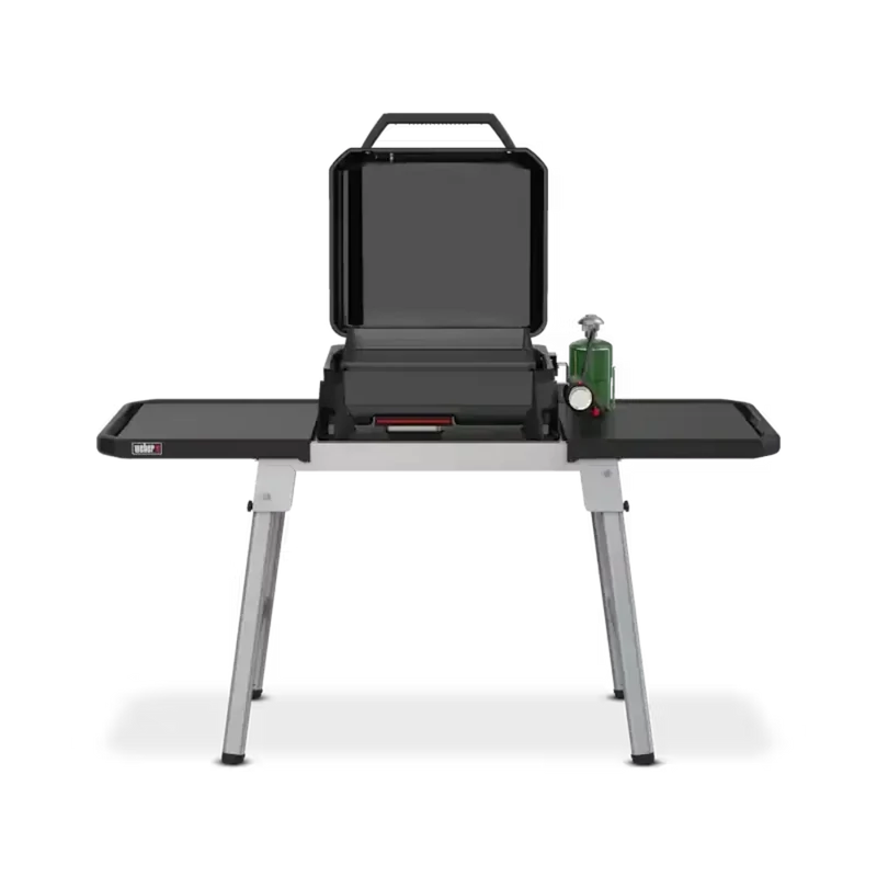 Weber Premium grill asztal, hordozható grillekhez, kinyitható, 43/56 cm