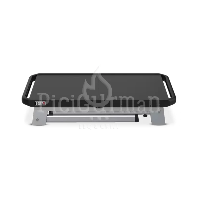 Weber Premium grill asztal, hordozható grillekhez, kinyitható, 43/56 cm