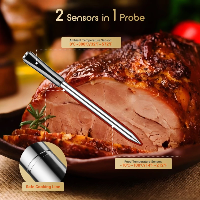 Inkbird Vezetéknélküli  hőmérő 1 szondás