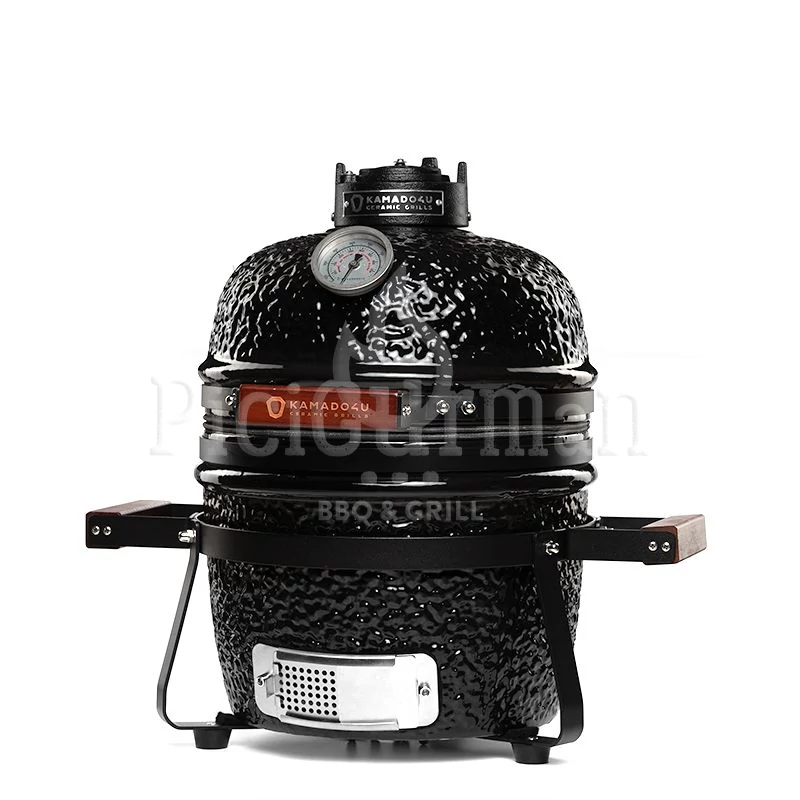 Kamado4u Mini D27 kerámia grill fekete asztali Classic