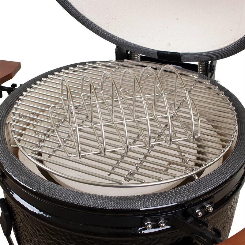 Kamado4u BBQ oldalas tartó D34/38 kamadohoz