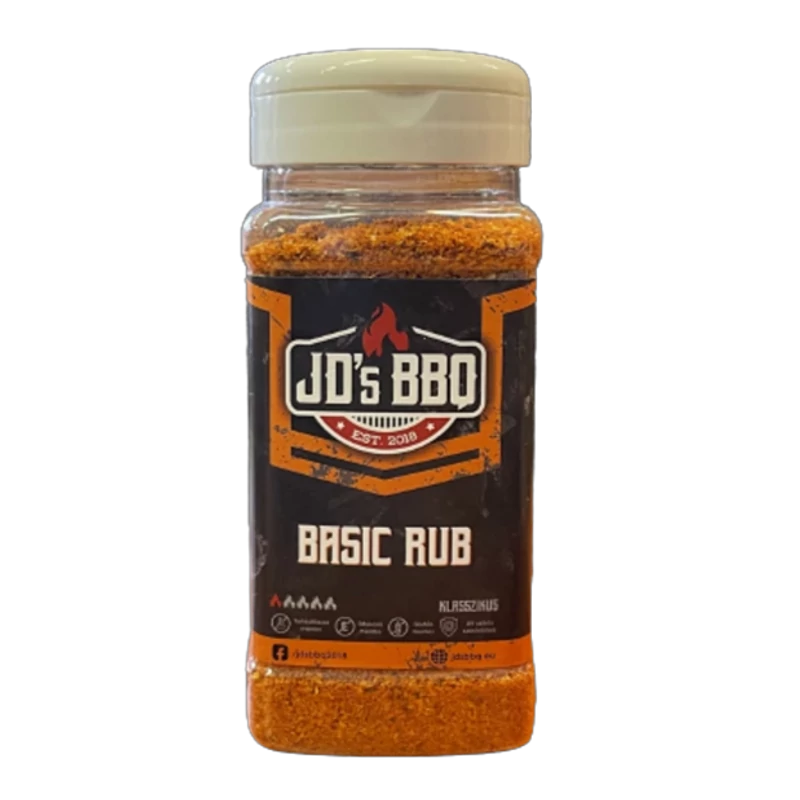 JD`s BBQ Hungary Basic Rub 300g szóródobozban