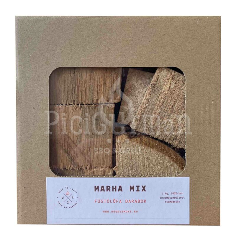 Wood2smoke Marha Mix füstölőfa 1,2 kg