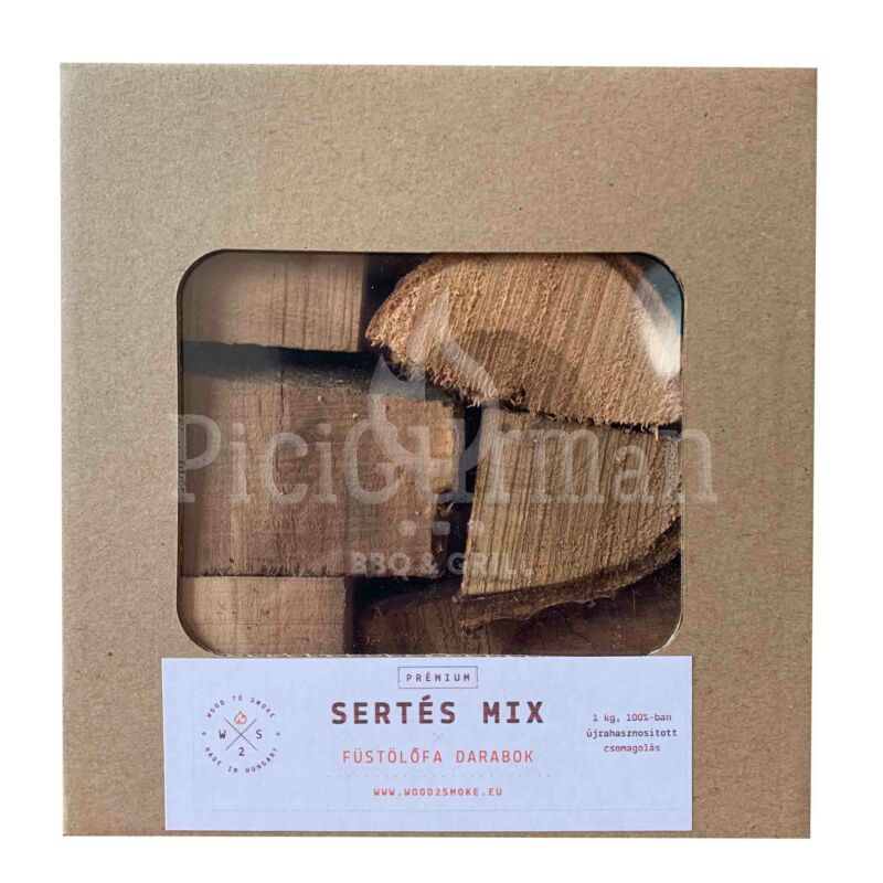 Wood2smoke Sertés Mix füstölőfa 1,2 kg